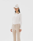 Master Bunny Edition Women's Fleece Top - Ivory - Erthe Golf