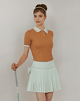 Falcosia White Pleated Skirt - Erthe Golf