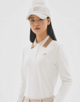 Master Bunny Edition Women's Fleece Top - Ivory - Erthe Golf
