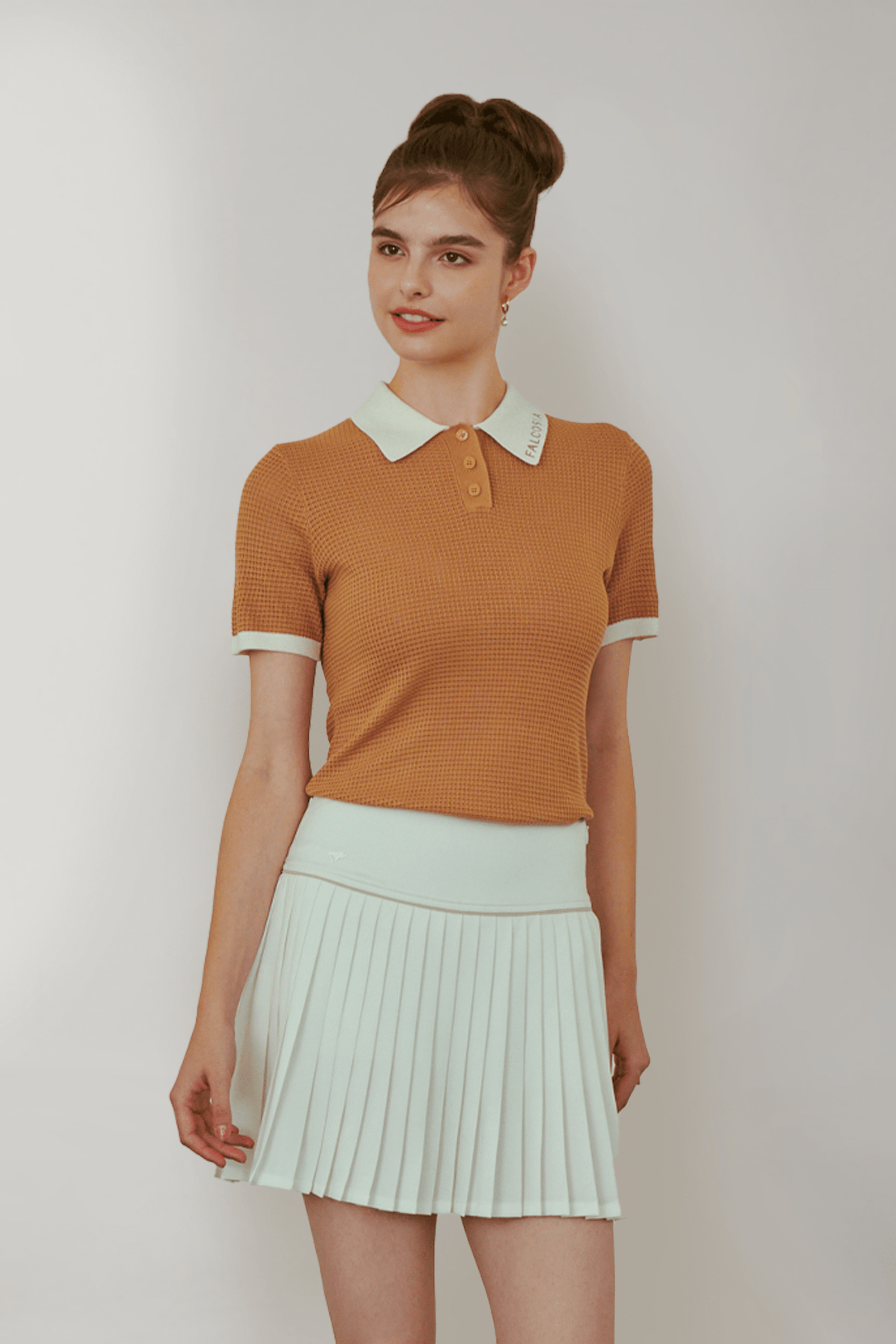 Falcosia White Pleated Skirt - Erthe Golf