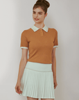 Falcosia White Pleated Skirt - Erthe Golf