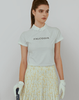 Falcosia Paris Print Pleated Skirt - Erthe Golf
