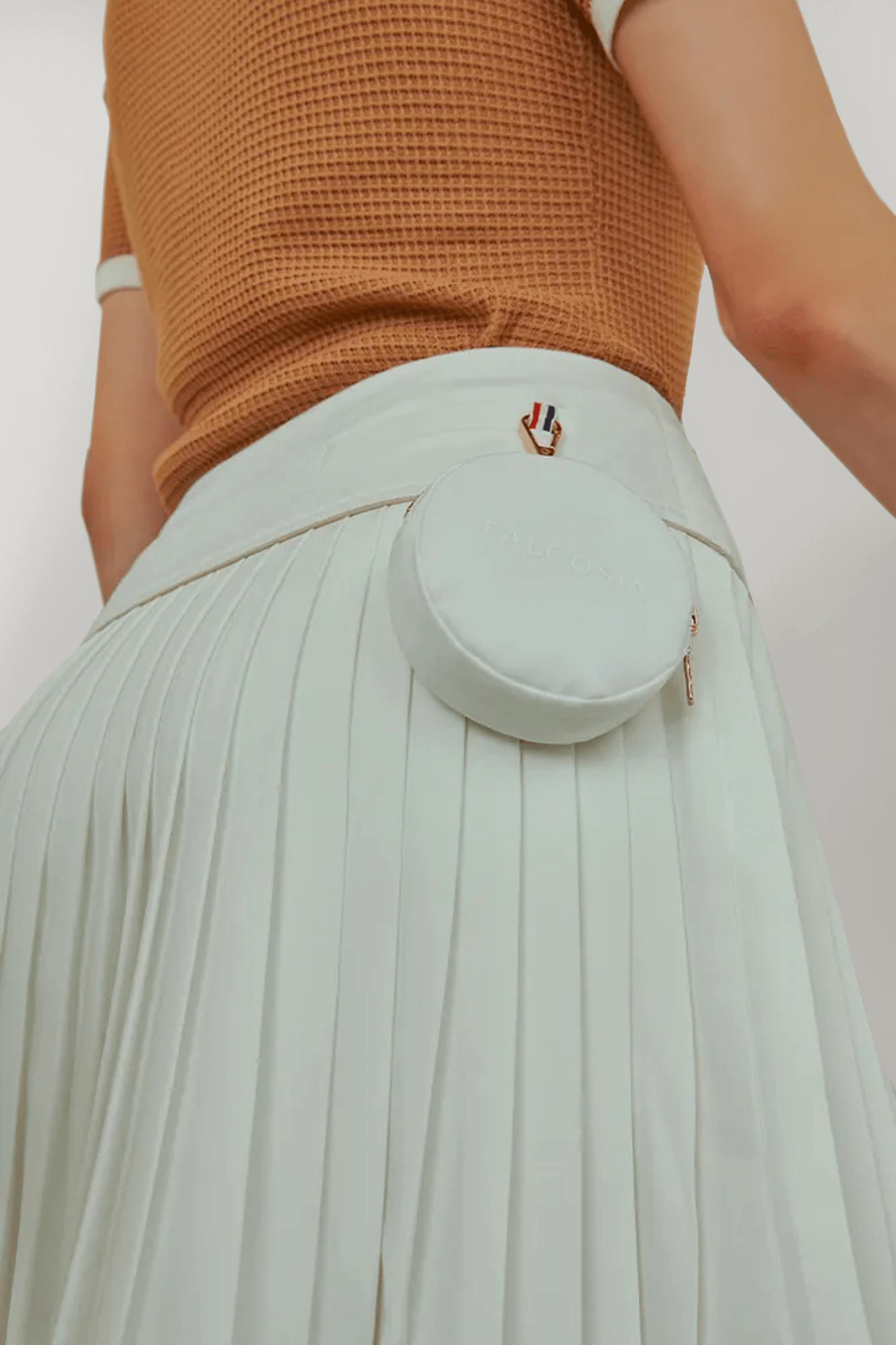Falcosia White Pleated Skirt - Erthe Golf