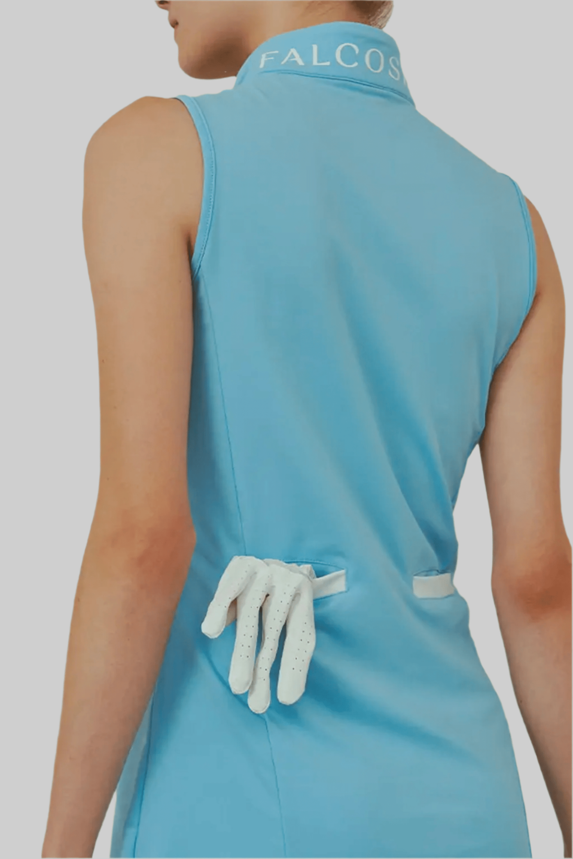 Falcosia Lightblue Sleeveless Golf Dress - Erthe Golf