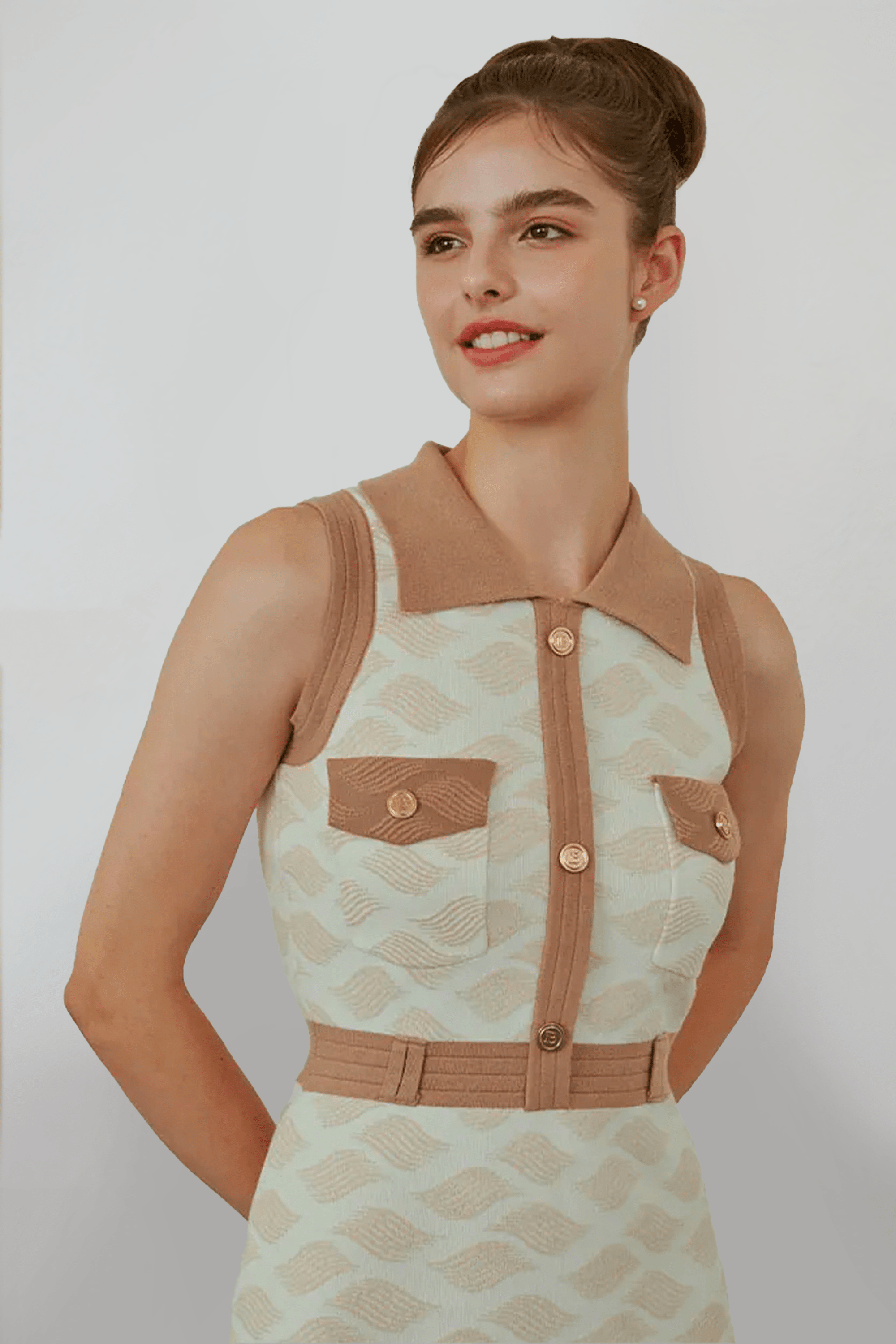 Falcosia Wave Knit Golf Dress - Erthe Golf