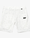 Yorf Golf Paisley Shorts White - Erthe Golf