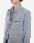 Keypote Men's Quilted Vest - Grey - Erthe Golf