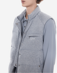 Keypote Men's Quilted Vest - Grey - Erthe Golf
