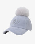 Master Bunny Edition Women's Fur Cap - Blue - Erthe Golf