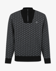 Master Bunny Edition Men's Zip Top - Grey - Erthe Golf