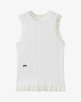 Keypote Women's Sleeveless Knitwear - White