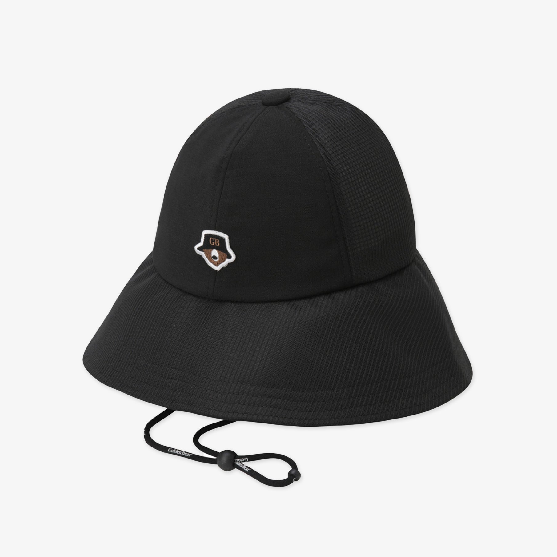 Golden Bear Women Mesh Hybrid Bucket Hat Black