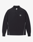 WAAC Men Brushed Pullover - Black - Erthe Golf
