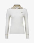 Master Bunny Edition Women Zip Top - White - Erthe Golf