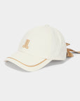 Lanvin Blanc Cream Lettering Strap Ball Cap - Erthe Golf