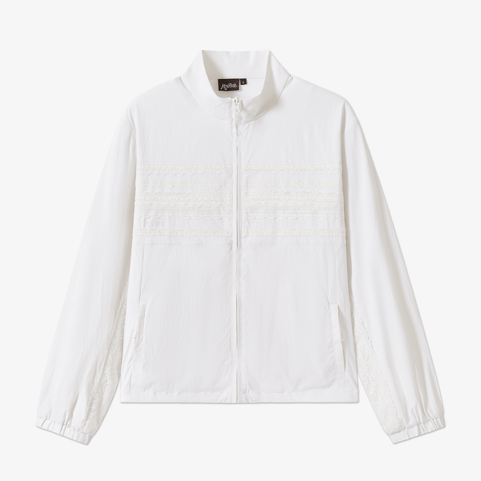 Keypote Women's Windbreaker Jacket - White