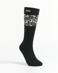 Keypote Women's Lace Calf Socks - Black - Erthe Golf