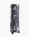 Transparent Golf Travel Case with Wheels - Black - Erthe Golf