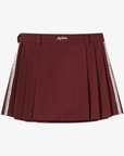 Keypote Women's Pleated Skort - Burgundy
