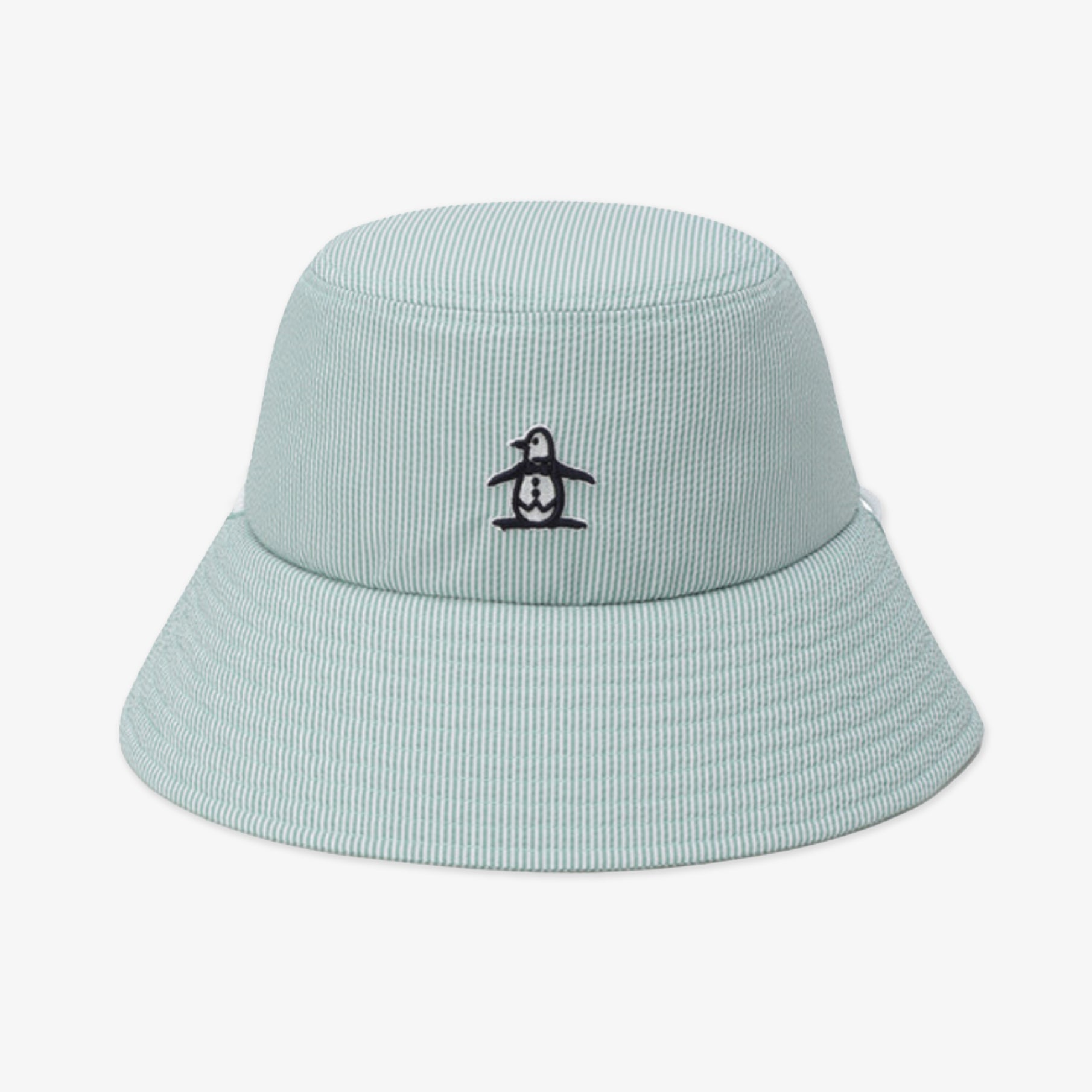 Munsingwear Women's Striped Seersucker Bucket Hat - Erthe Golf