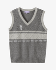 Keypote Knitted Vest - Grey