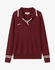 Keypote Long Sleeve Knited Top - Burgundy