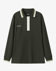 Keypote Long Sleeve Polo Shirt - Forest Green - Erthe Golf
