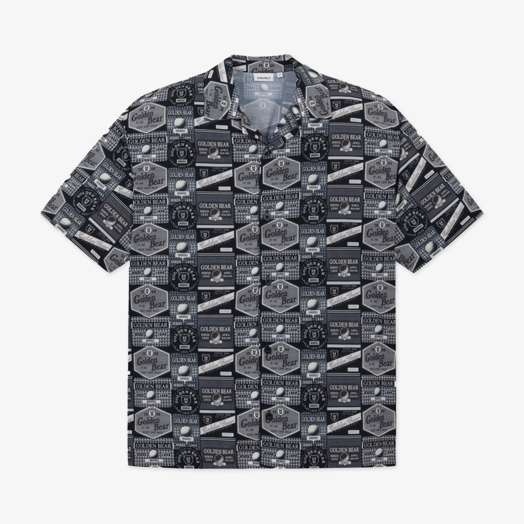 Golden Bear Unisex Printed Shirt Black - Erthe Golf
