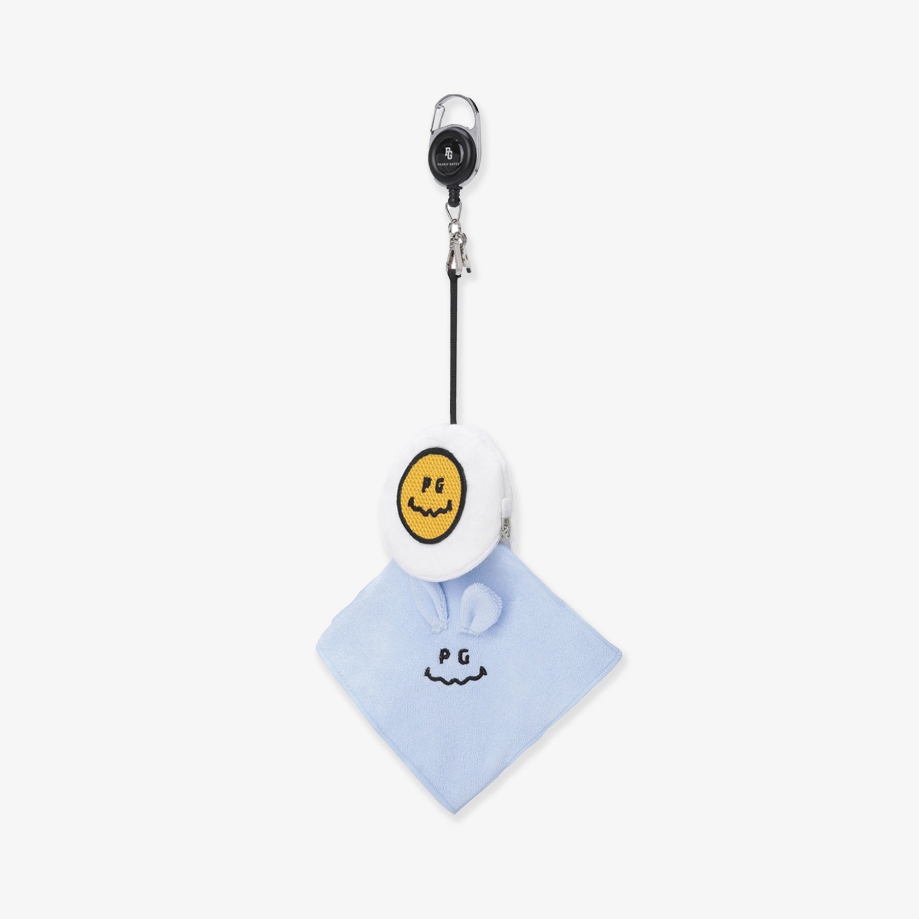 Pearly Gates Bunny Towel & Pouch Blue - Erthe Golf