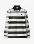 WAAC Men's Stripe Polo - Green - Erthe Golf