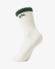 Keypote Women's Fluffy Crew Socks - White - Erthe Golf