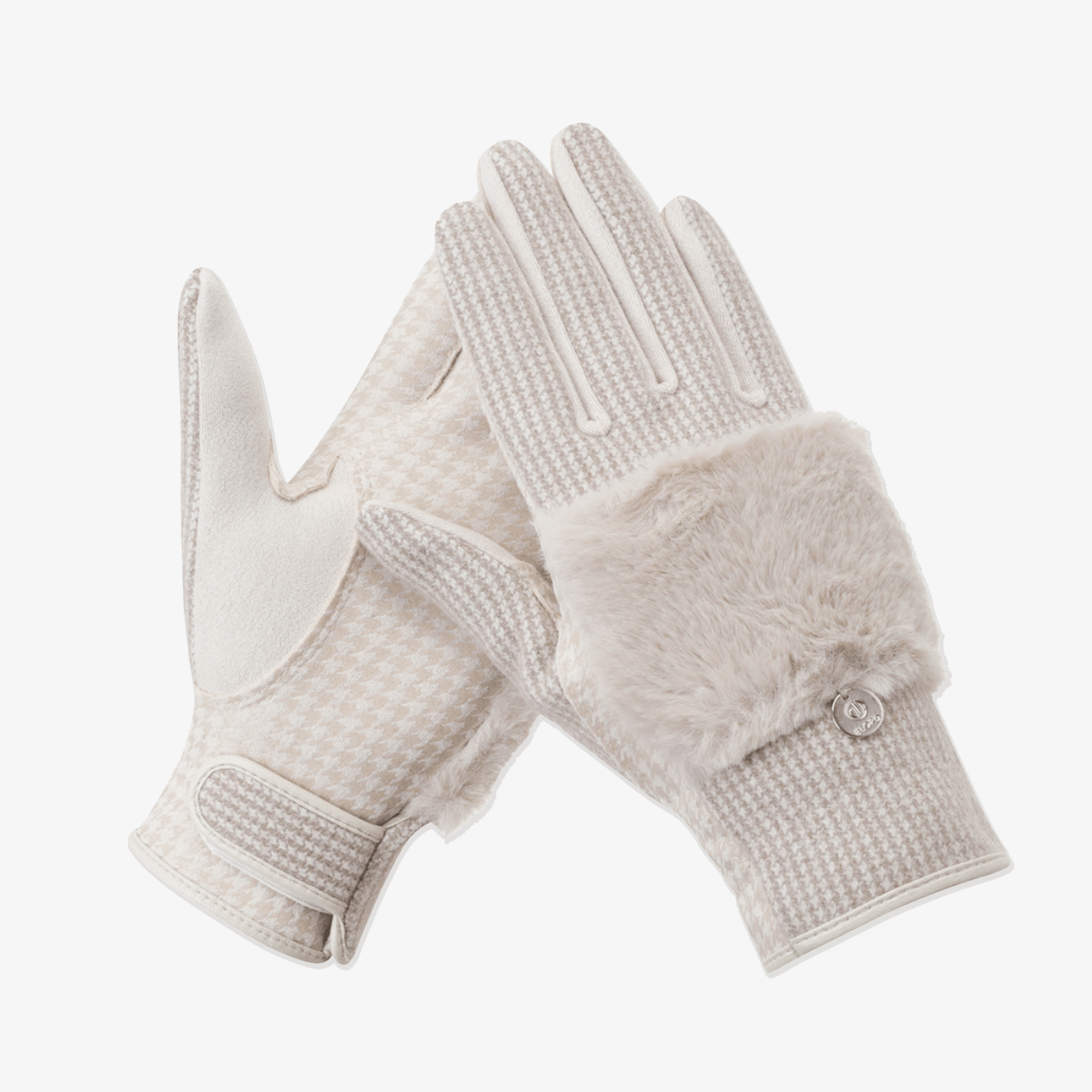 Elord Mink Fur Patched Golf Gloves - Erthe Golf