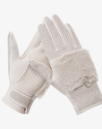 Elord Mink Fur Patched Golf Gloves - Erthe Golf
