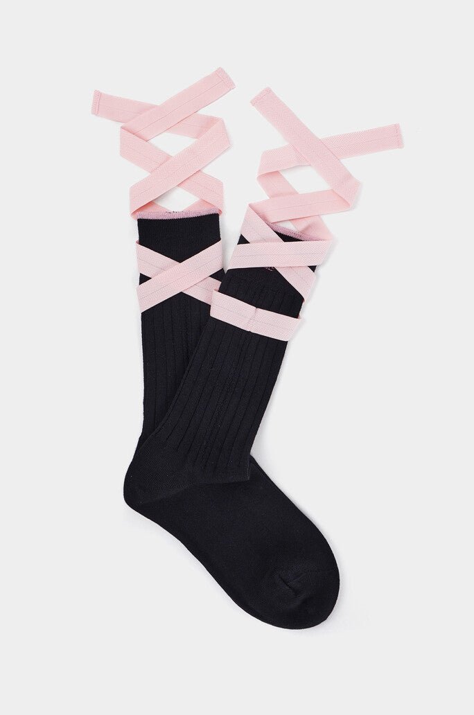 Lanvin Blanc Strap Logo Socks - Erthe Golf