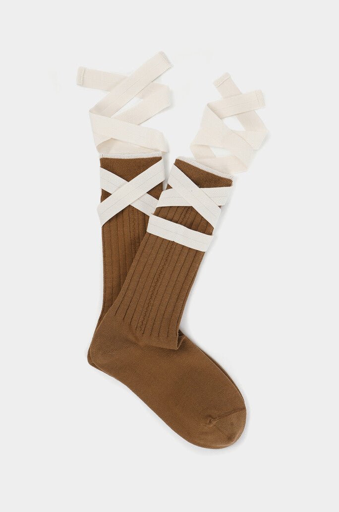 Lanvin Blanc Strap Logo Socks - Erthe Golf