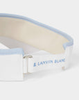 Lanvin Blanc Logo Sun Visor - White - Erthe Golf