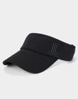 Lanvin Blanc Logo Sun Visor - Black - Erthe Golf