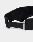 Lanvin Blanc Logo Sun Visor - Black - Erthe Golf