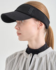 Lanvin Blanc Logo Sun Visor - Black - Erthe Golf