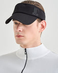 Lanvin Blanc Logo Sun Visor - Black - Erthe Golf