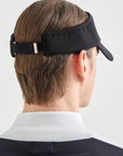 Lanvin Blanc Logo Sun Visor - Black - Erthe Golf