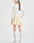 Lanvin Blanc Knit Polo Top - Erthe Golf