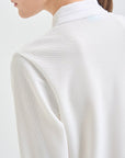Lanvin Blanc Knit Polo Top - Erthe Golf