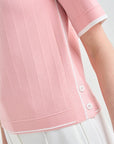 Lanvin Blanc Logo Knit Top - Erthe Golf