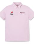 WAAC Kid's Public First Tee Short - Sleeved Polo Pink - Erthe Golf