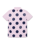 WAAC Kid's Public First Tee Short - Sleeved Polo Pink - Erthe Golf