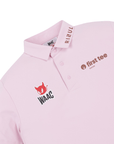 WAAC Kid's Public First Tee Short - Sleeved Polo Pink - Erthe Golf