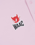 WAAC Kid's Public First Tee Short - Sleeved Polo Pink - Erthe Golf
