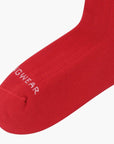 Munsingwear Women's Colorful Quarter Socks Red - Erthe Golf