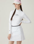 Le Coq Golf Front and Back Inverted Pleated Skirt - Erthe Golf
